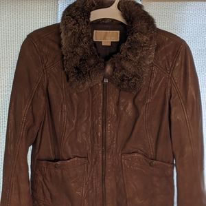 Michael Kors leather jacket